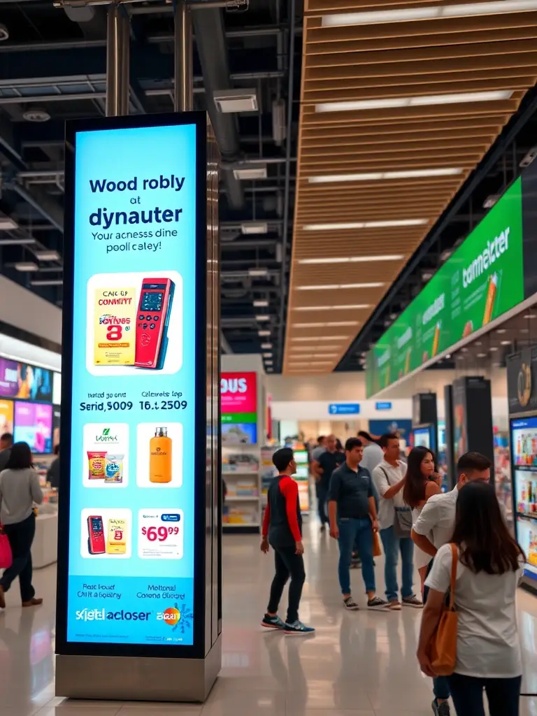 A dynamic image of a successful in-store campaign execution, showcasing vibrant displays, interactive elements, and engaged shoppers, reflecting the impact of effective campaign management.